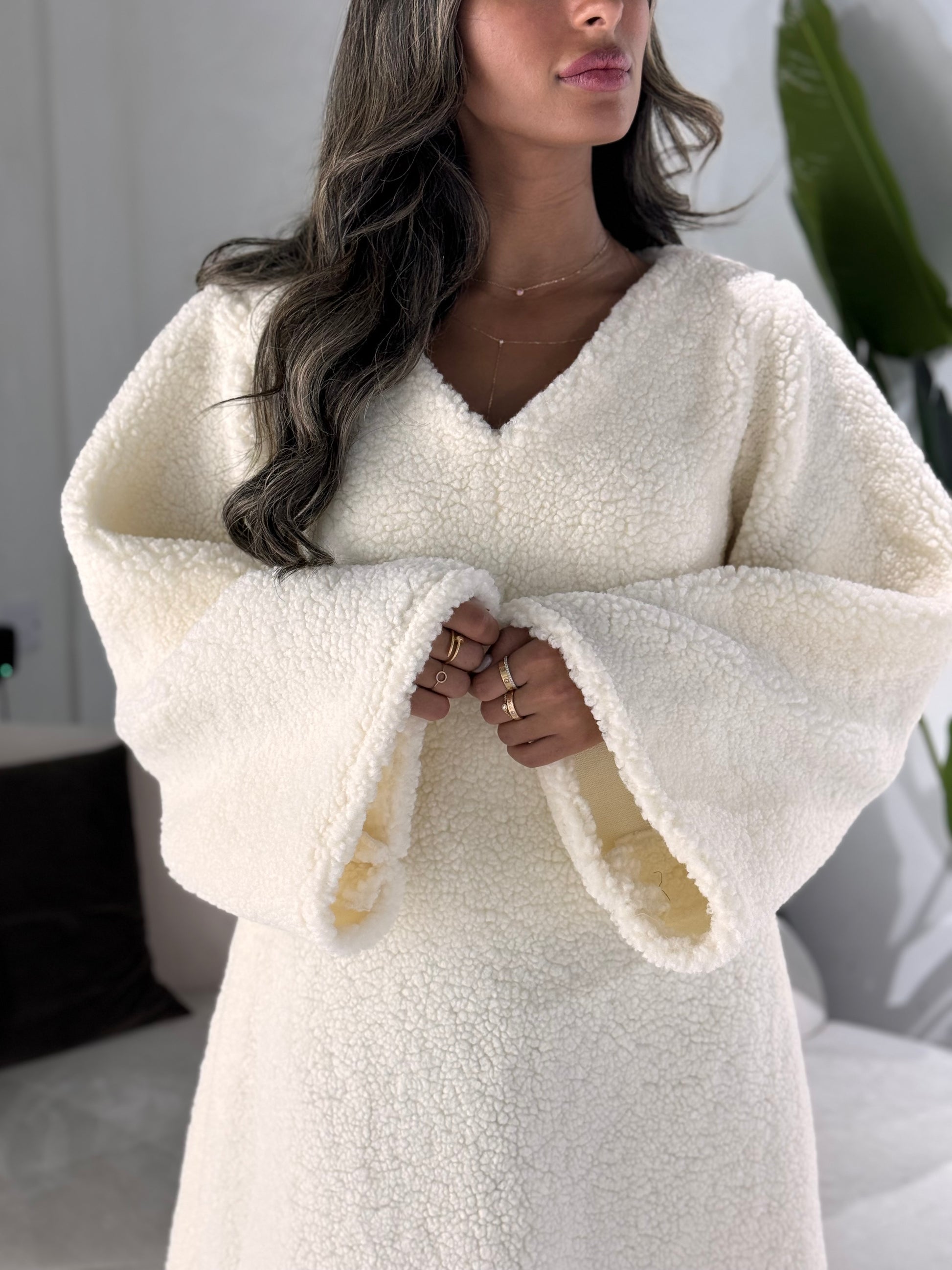 Cozy shearing dress