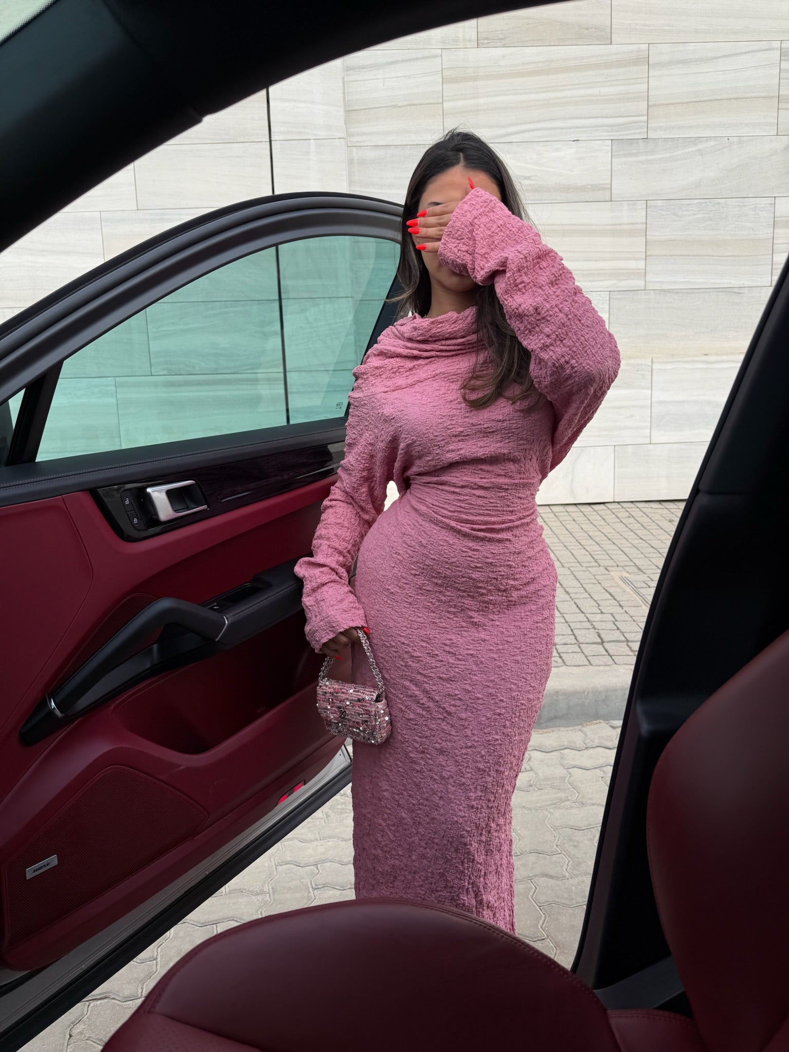 off- shoulder dress
