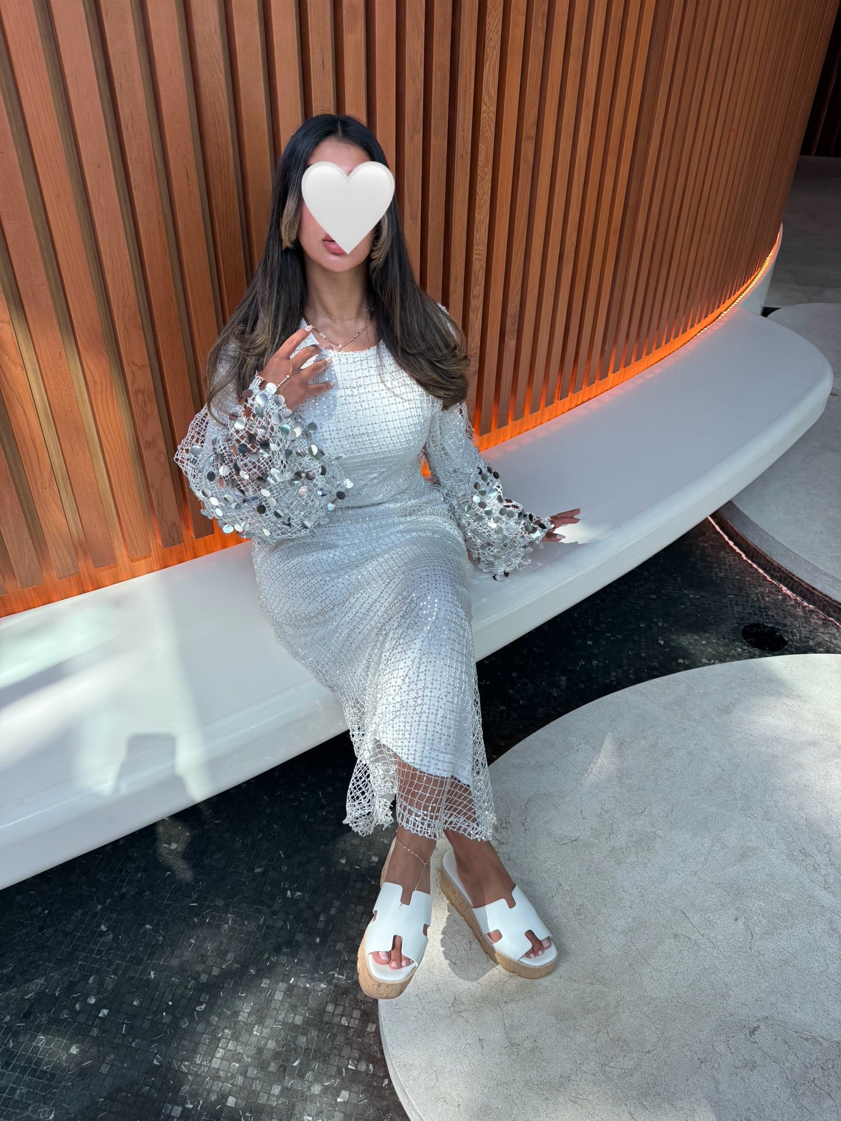 Glowy coverup dress #NEW