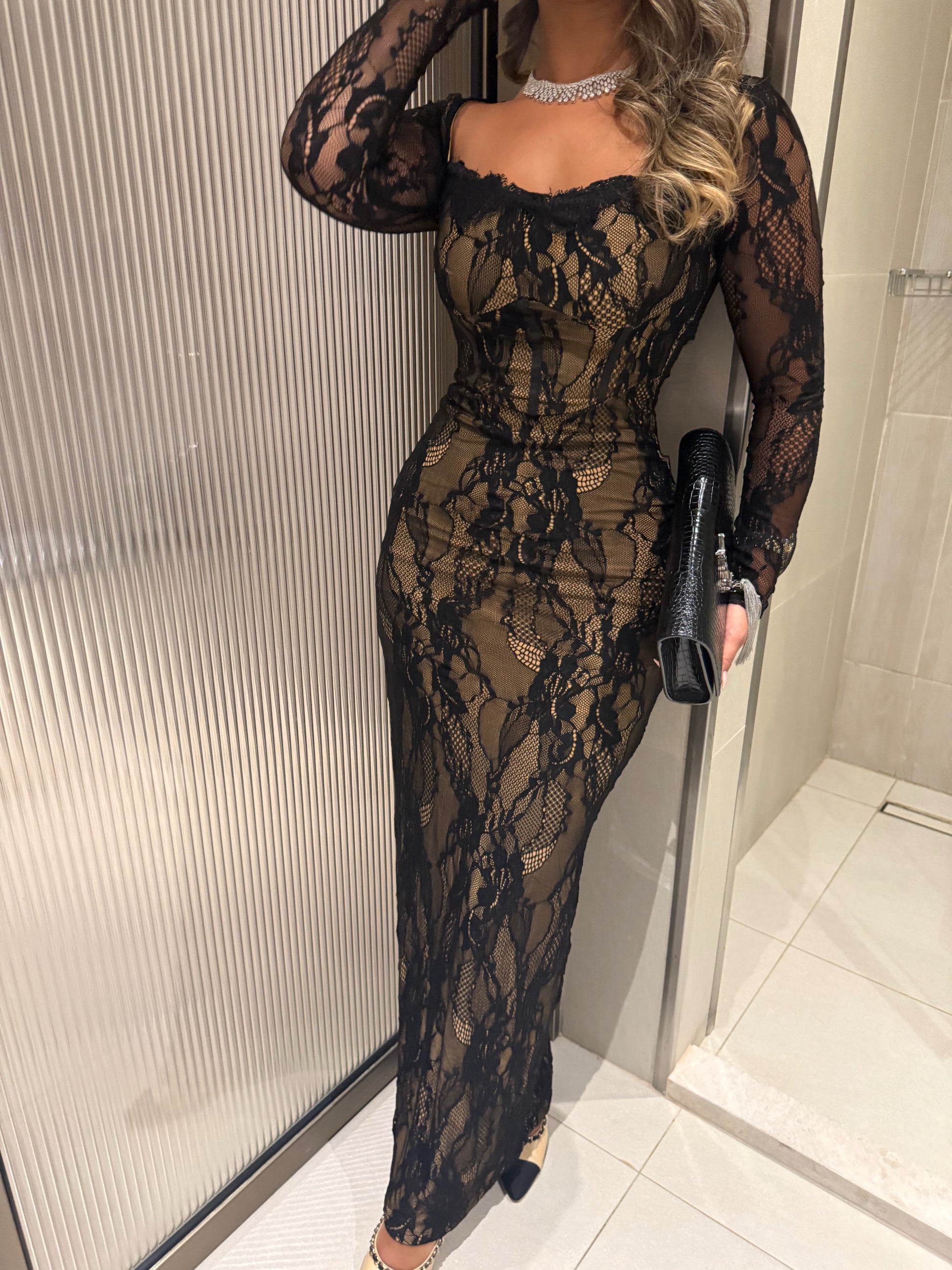 Lace dress #New
