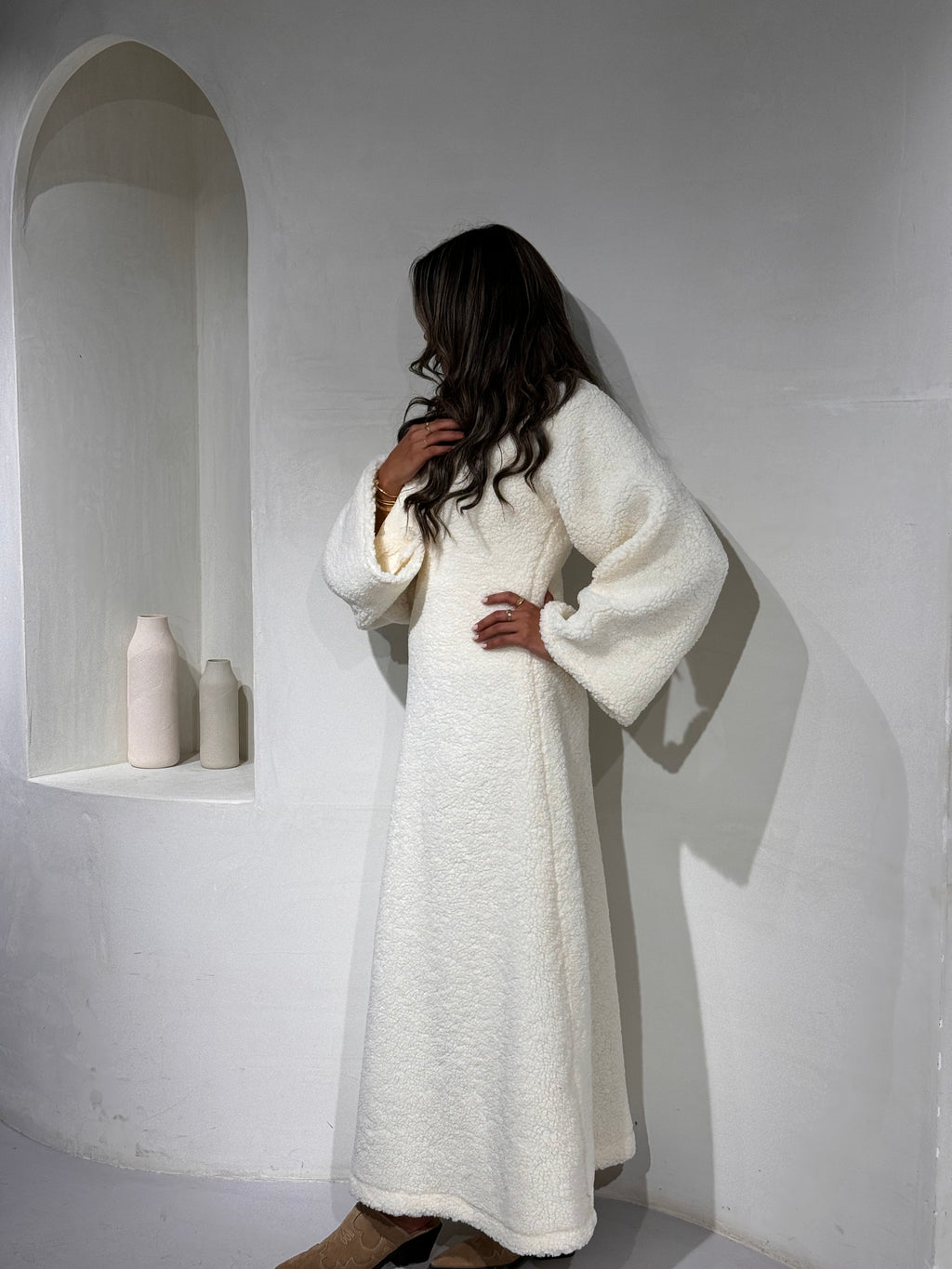 Cozy shearing dress