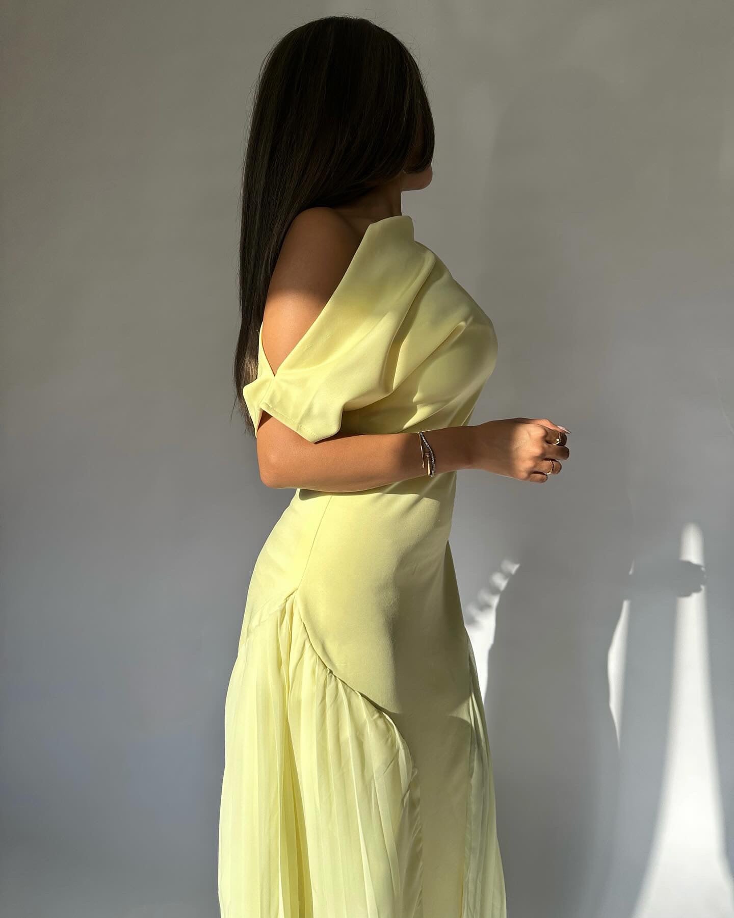 Pleated Maxi Dress