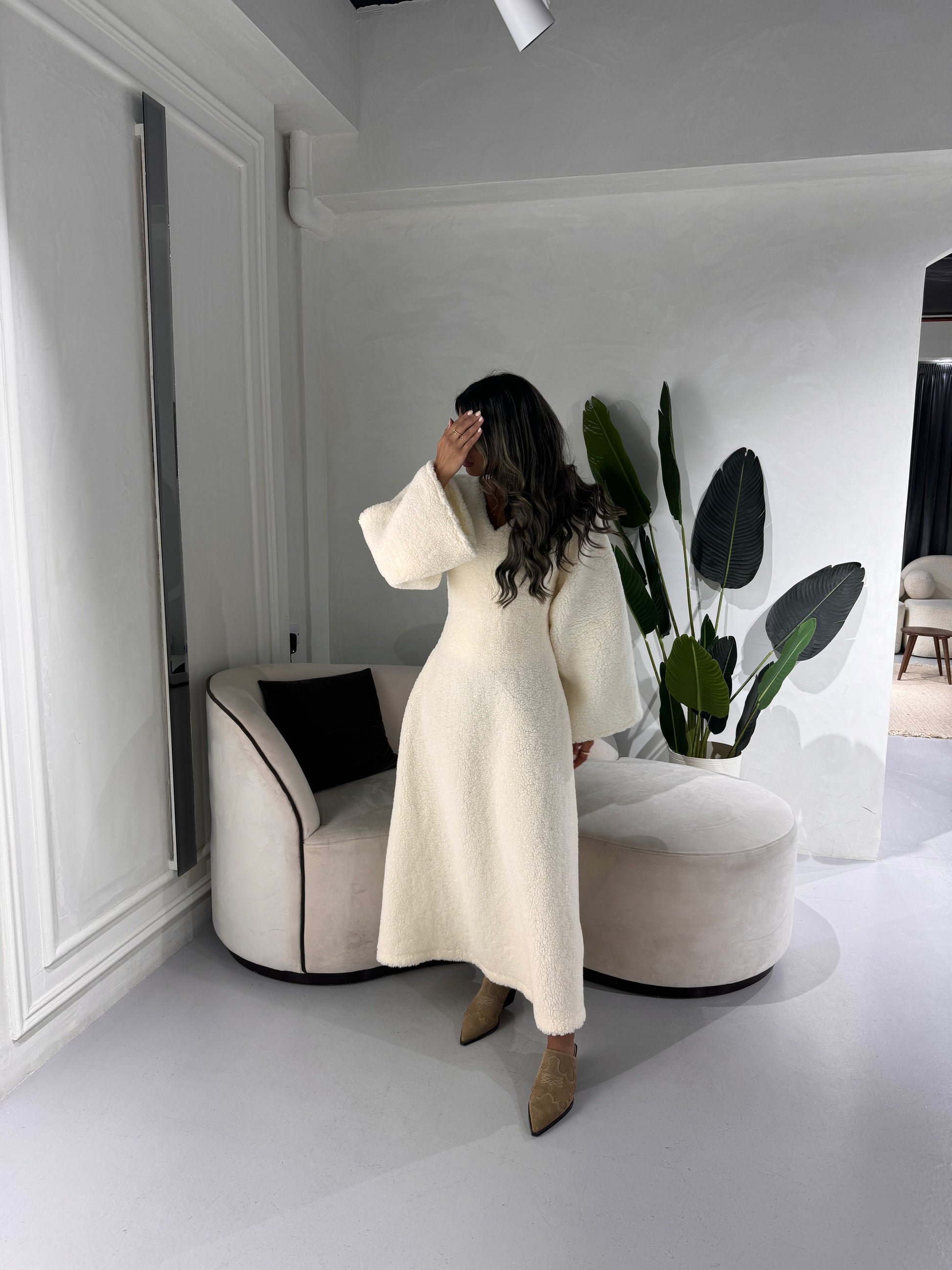 Cozy shearing dress